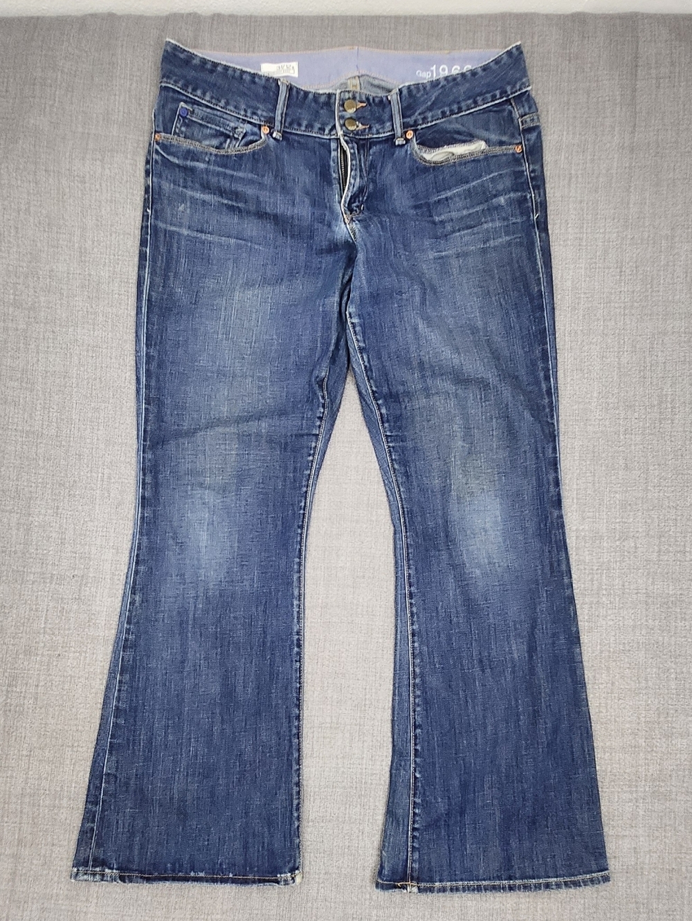 GAP Perfect Boot Medium Wash Stretch Denim Jeans. 12